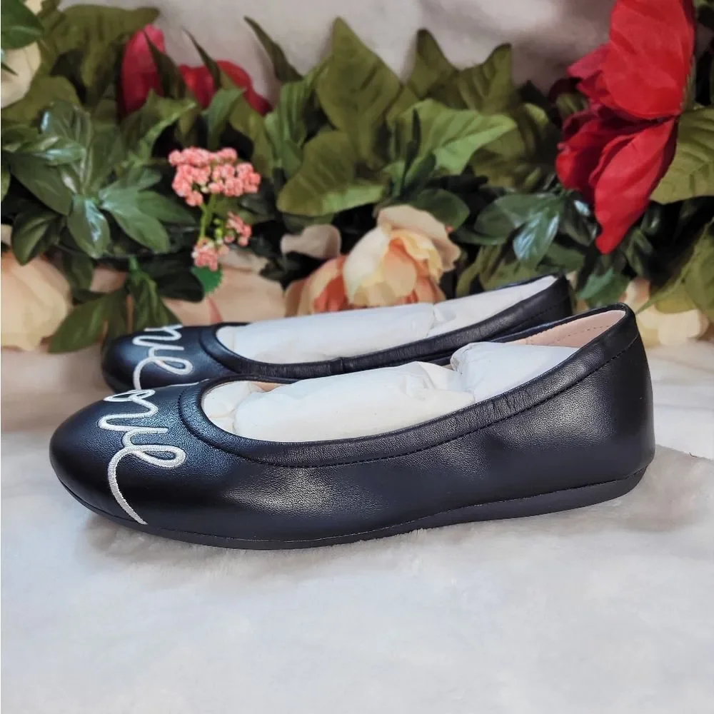 NIB Ellen Degeneres Kids Eg-Langlee Ballet Flats Leather